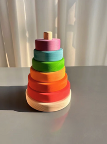  Rainbow Wooden Stacker