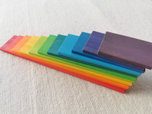  Rainbow Wooden Building Boards